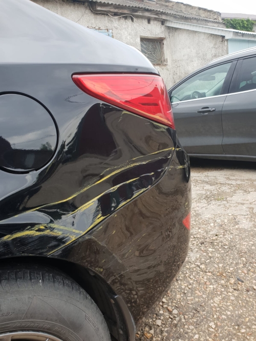 Рихтовка и покраска автомобиля Хендай Солярис (Hyundai Solaris)