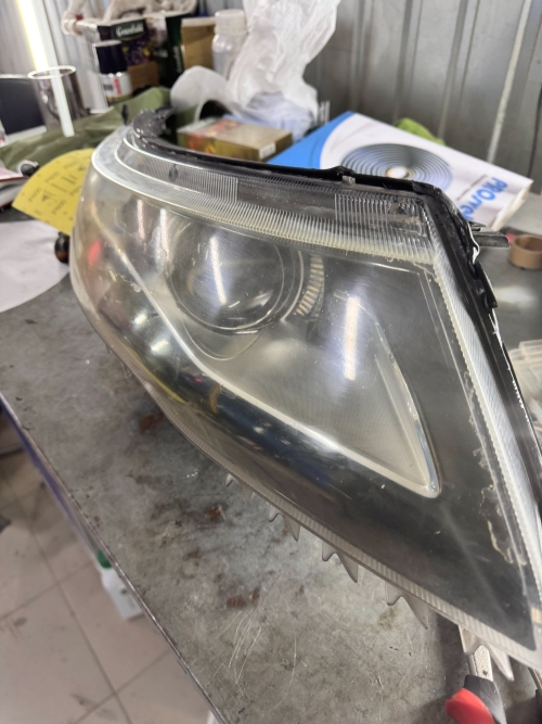 Полировка стекол, замена модулей на Criline d5, Chevrolet Volt