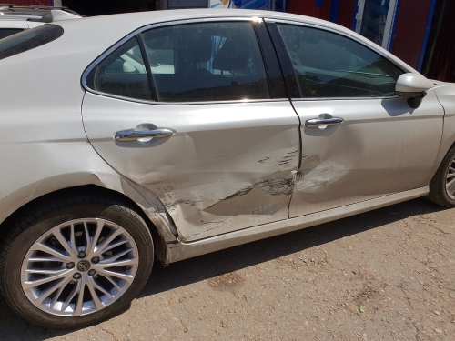 Восстановление кузова автомобиля Toyota Camry (Тоёта Камри) после ДТП