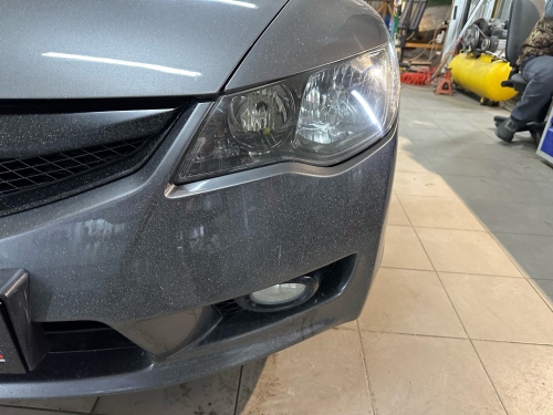 Установка линз Aozoom A13 на Honda Civic 4D